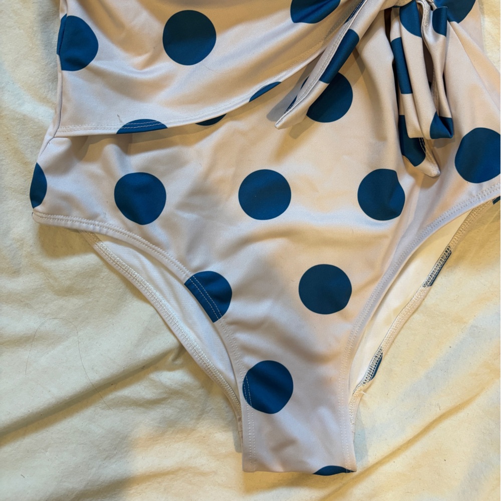 💋3 for $25 IMAGINE Perry One Piece bathing suite with polka dots - Picture 2 of 11